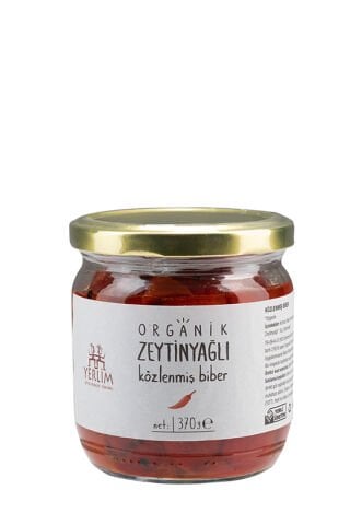 Organik ZEYTİNYAĞLI  Közlenmiş  biber