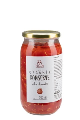 Organik KONSERVE Dilim domates