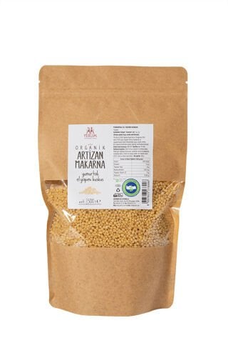 Organik ARTİZAN MAKARNA Yumurtalı el yapımı Kuskus