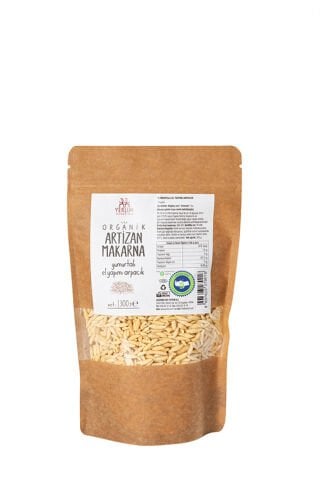 Organik ARTİZAN MAKARNA Yumurtalı el yapımı Arpacık
