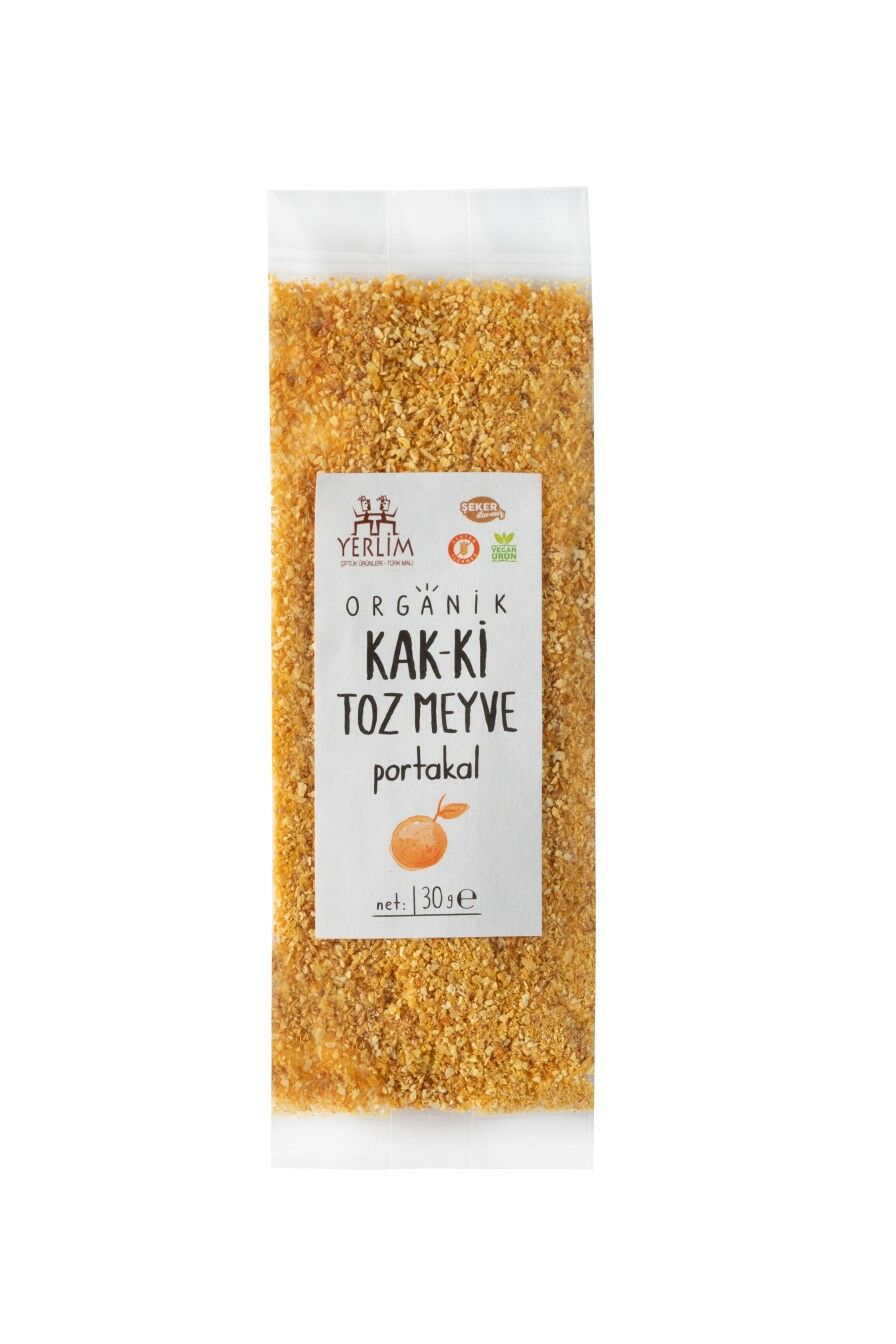 Organik KAK-Kİ TOZ MEYVE -Portakal